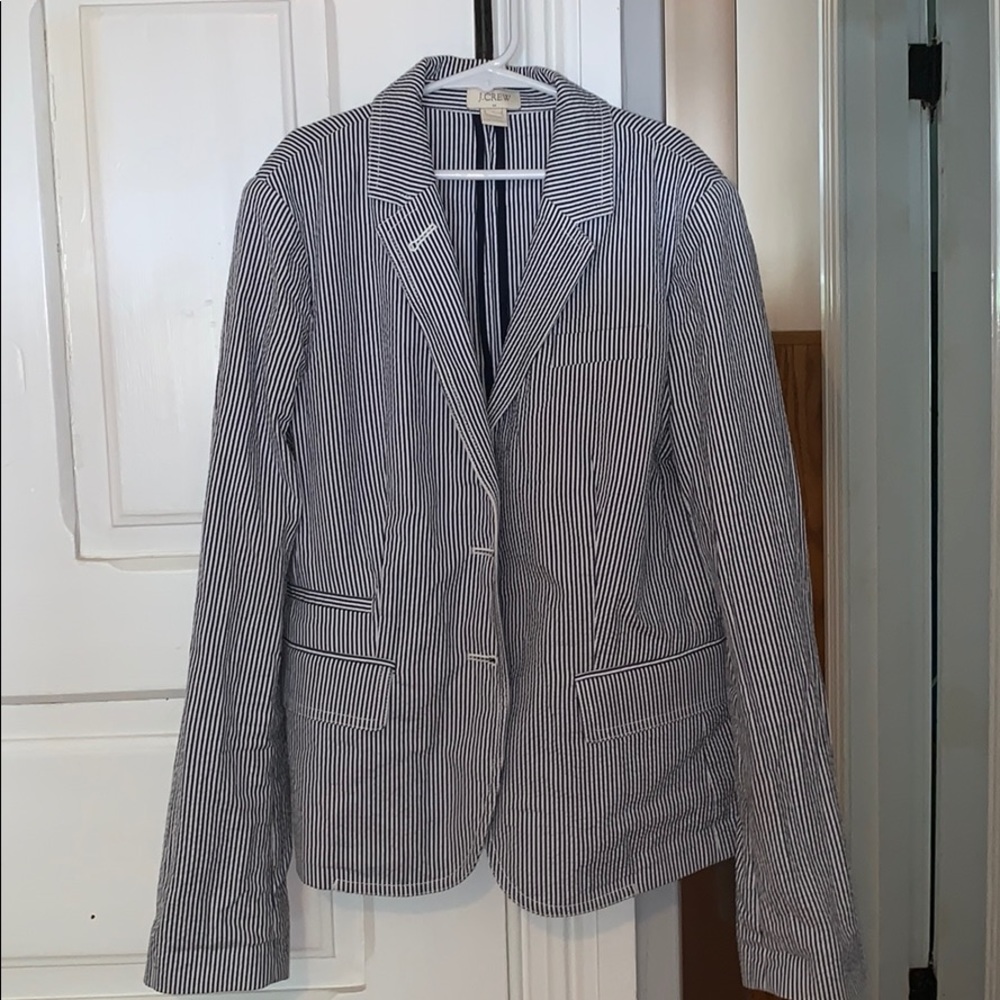 Jcrew striped blazer